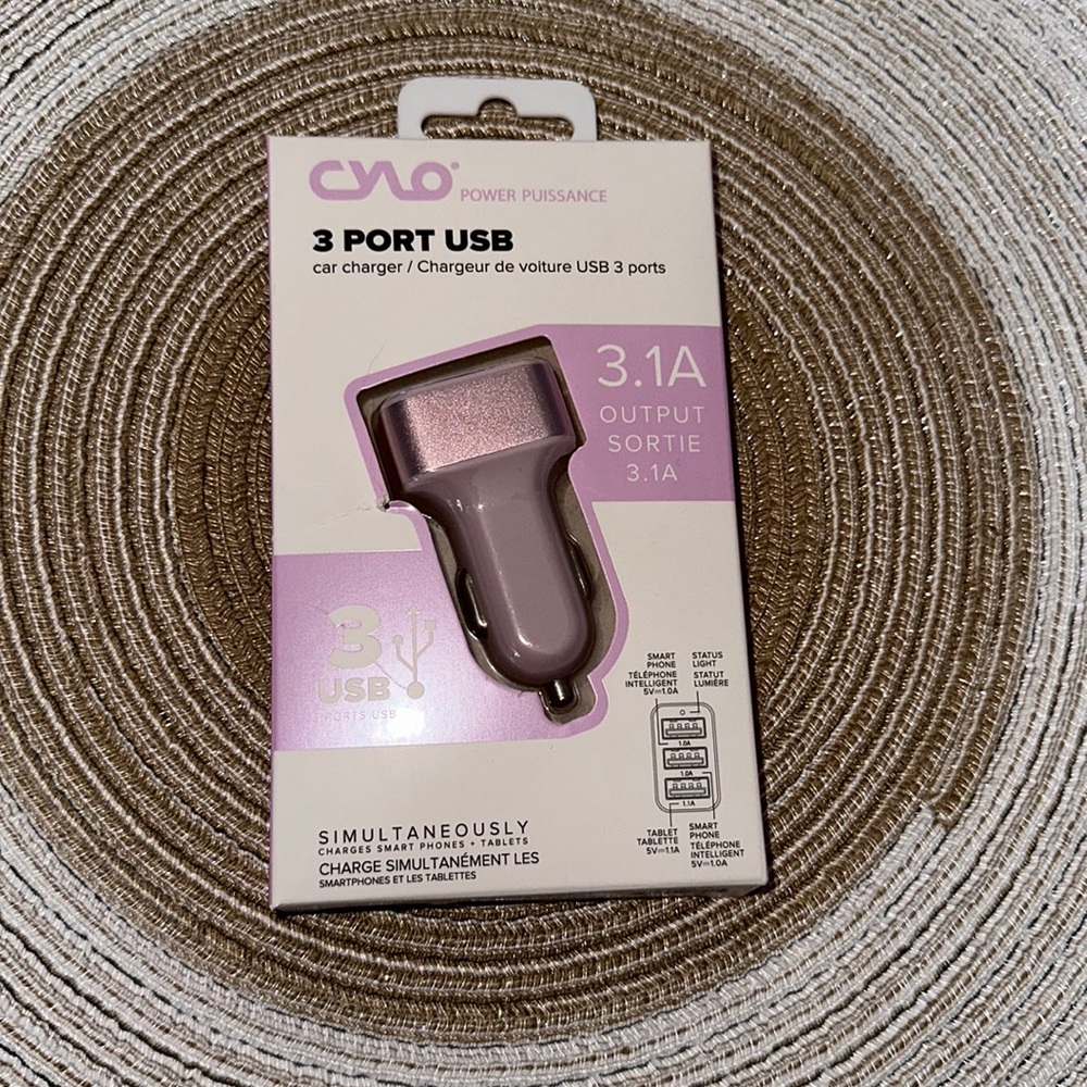 CYLO POWER 3 Port USB Car Charger